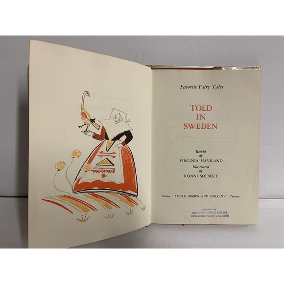 FAVORITE FAIRY Tales Told in Sweeden By Virginia Haviland First Edition HB DJ - Picture 3 of 7